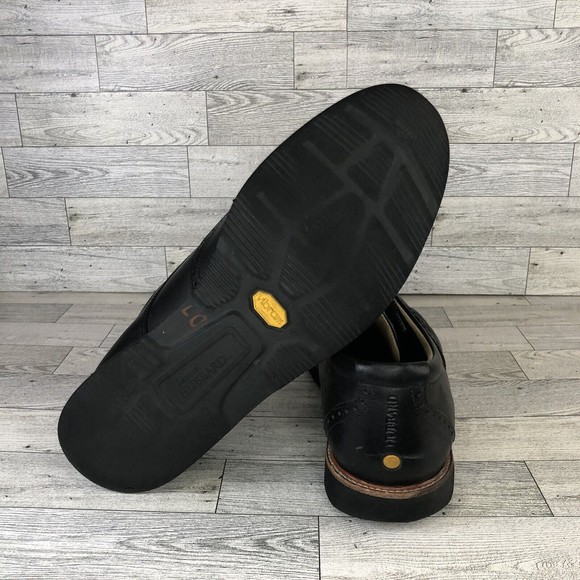 Samuel Hubbard Black Leather Oxford Wingtip Vibram Men’s Shoes Size 10.5 - Picture 4 of 5